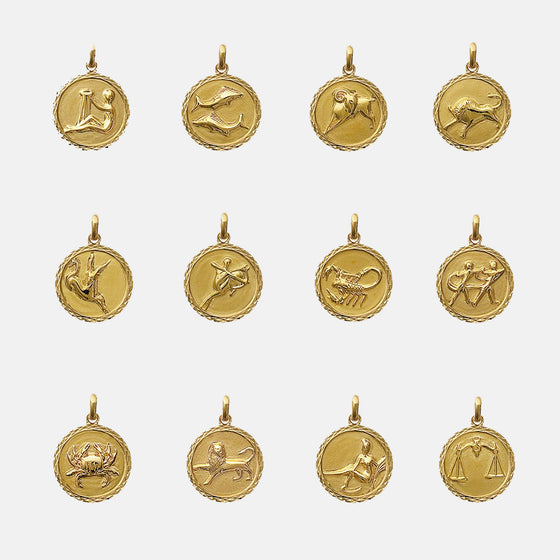18 carat gold plated astro charms