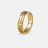 18 carats gold plated ring vintage