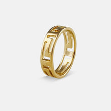  18 carats gold plated ring vintage