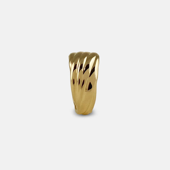 18 carats gold plated ring