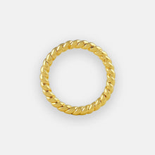  beaded ring gold plated 18 carat