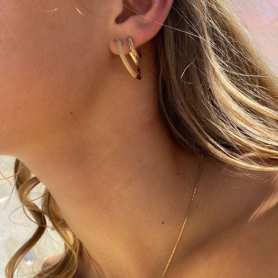 Earrings goldplated