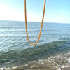 18k goldplated chunky necklace